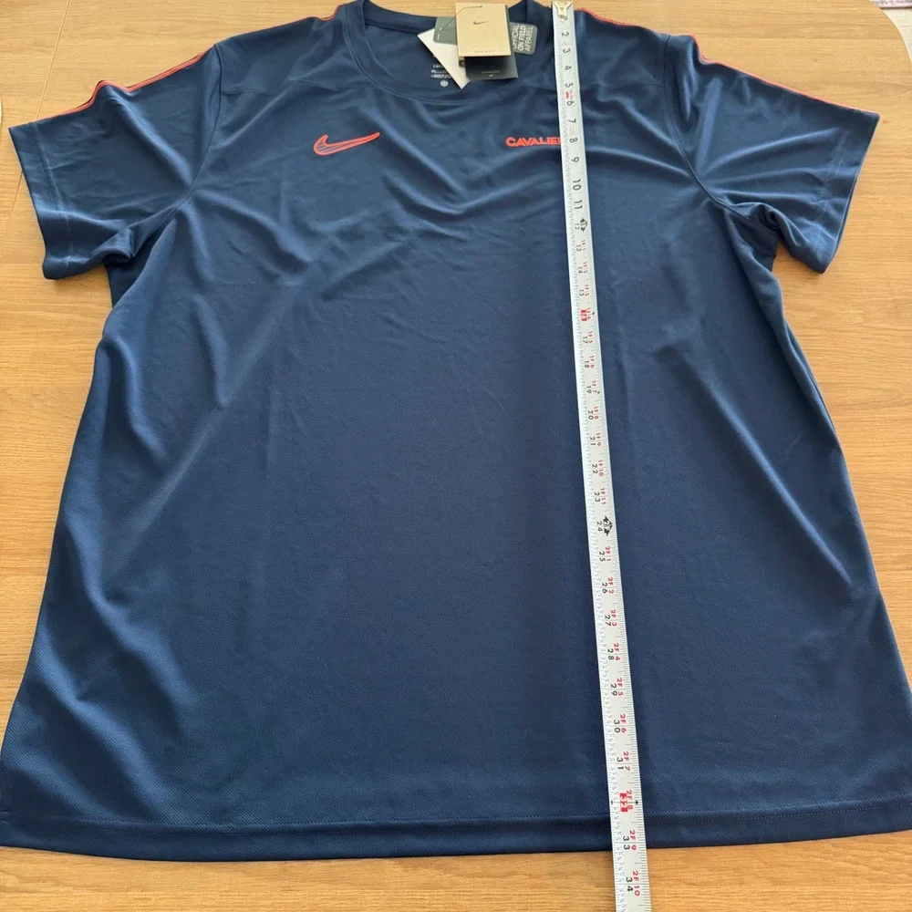 Nike Cleveland Cavaliers Dri-FIT UPF 40+ Navy Blue Shirt Men XXL NEW